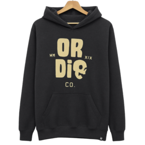 Moletom Canguru ORDiE Co. Black Logo Premium