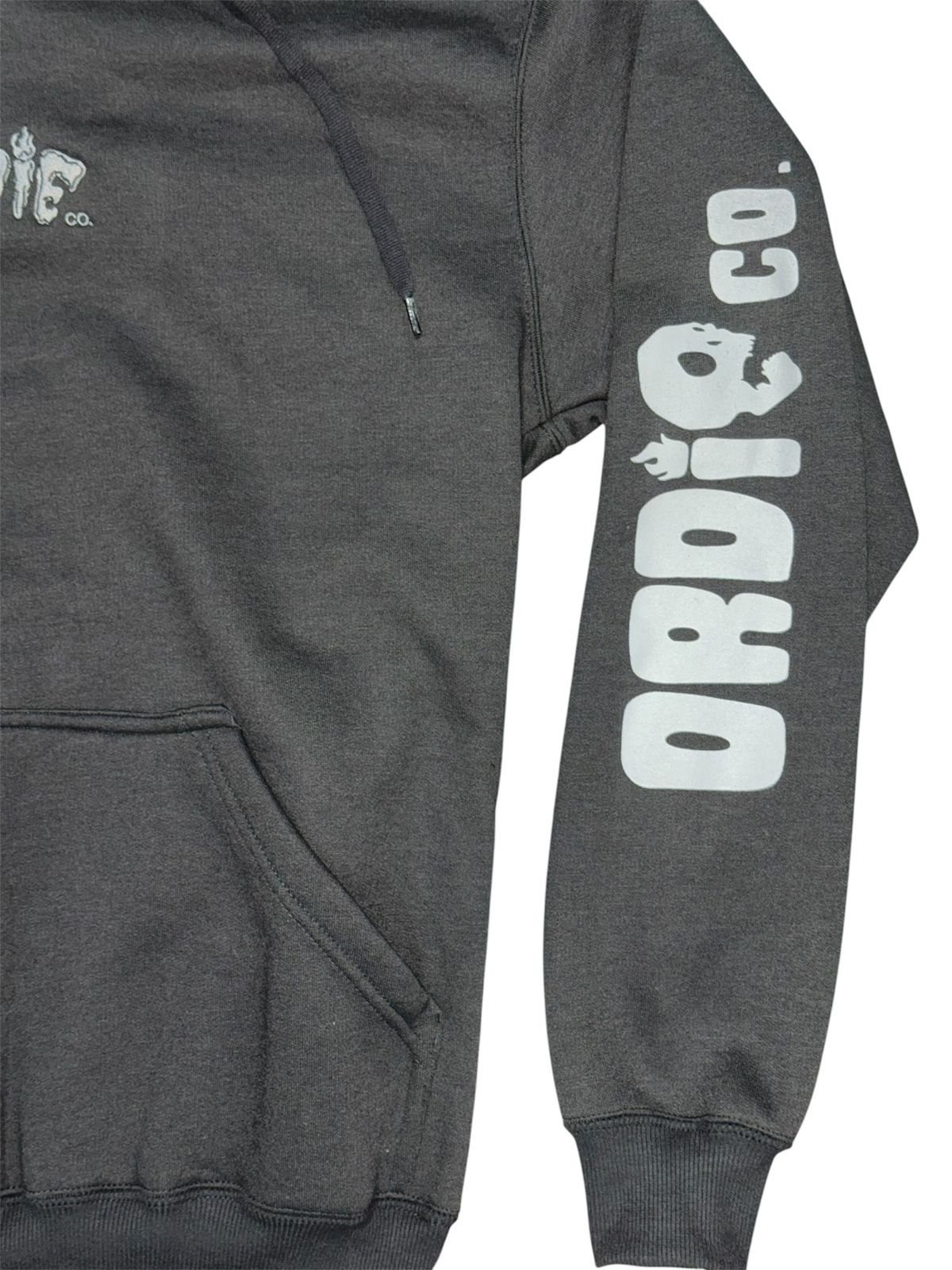 Moletom Canguru ORDiE CO. 3 Cabos Preto com Logo Bordado e Silk nas Mangas - Imagem 6