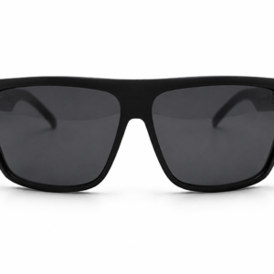 Óculos de Sol Preto Fosco com Lente Gray Polarized DP2119 C2