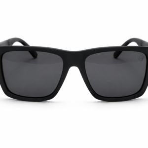 Óculos de Sol Preto Fosco com Lente Gray Polarized DP2123 C18