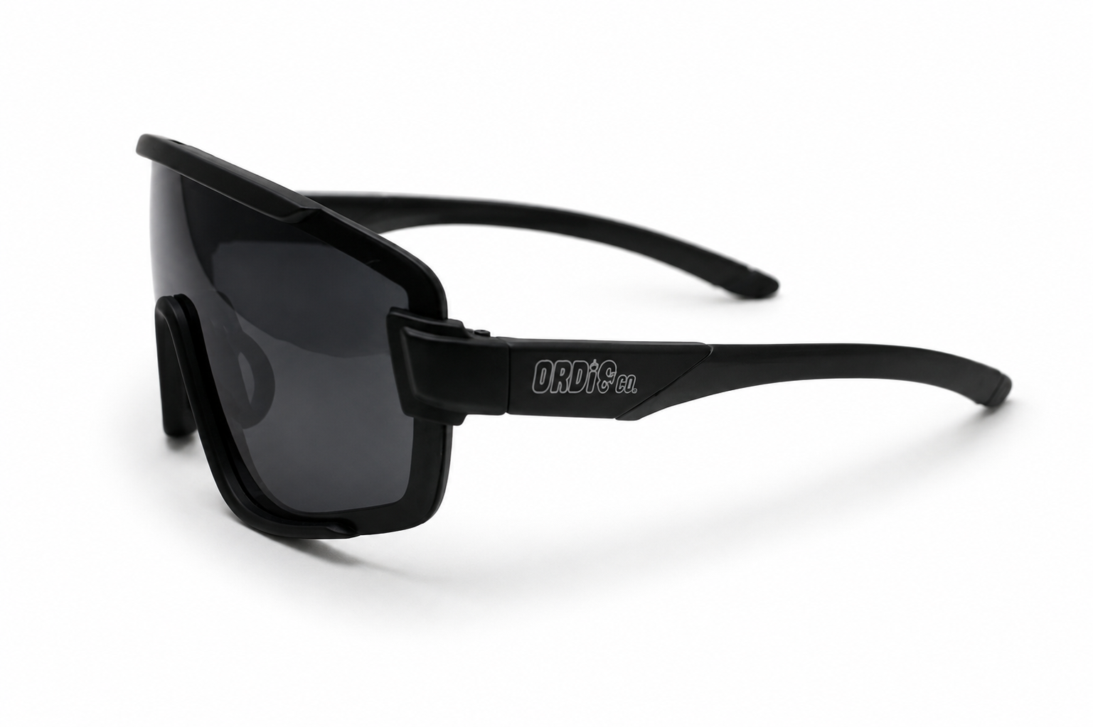 Óculos de Sol ORDIE,PRETO FOSCO/CINZA INTERNO, Modelo: MP9291 A790 SPORT Polarizado - Imagem 2