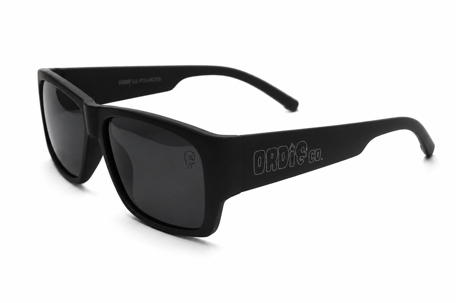 Óculos de Sol Preto Fosco com Lente Gray Polarized MT8658 166 - Imagem 3